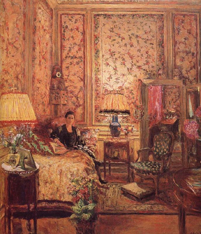 Edouard Vuillard Genoa wall of a boudoir